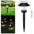 Solar Pathway Lights Outdoor Waterproof 1-4PCS Garden Landscape Lights Tungsten Lamp for Yard Lawn Walkway Path Decor